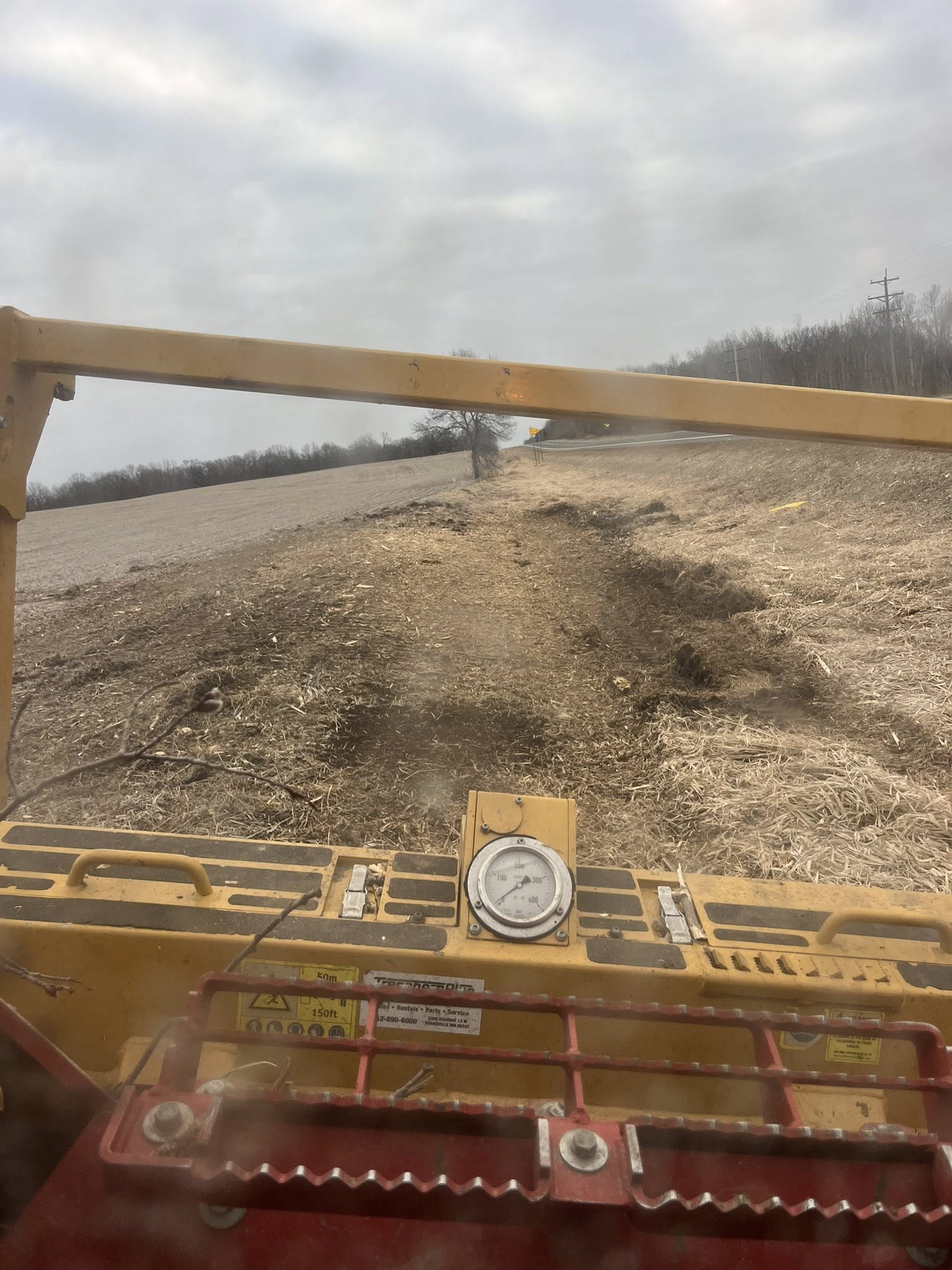 Forestry mulching service clearing brush in Minnesota